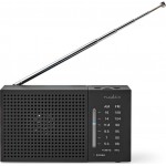 NEDIS RDFM1200BK Μini φορητό ραδιόφωνο FM / AM, σε μαύρο χρώμα